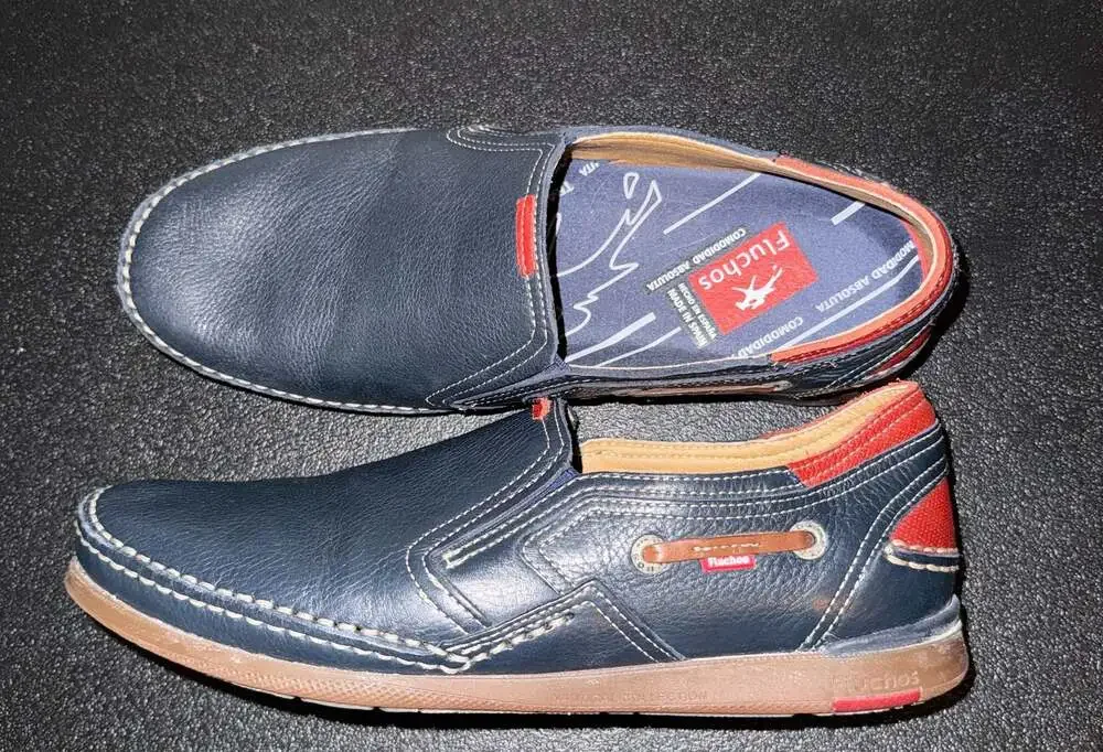 Fluchos‎ Nautical Collection Leather Slip-On Shoes Size 41
